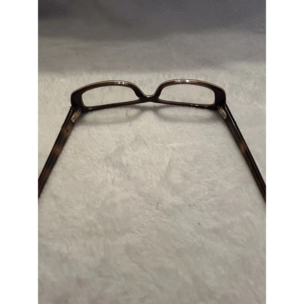 Vintage Christian Dior Eyeglasses Tortoise Brown Rectangle Y2K Designer Frames